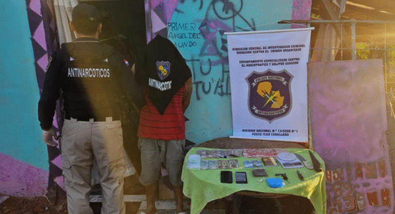 Detienen a presunto microtraficante e incautan drogas