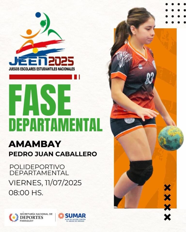 Los Juegos Escolares Estudiantiles Nacionales (JEEN) se preparan para su fase departamental en Amambay,
