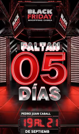 Faltan apenas 05 días para el Black Friday en el Shopping China