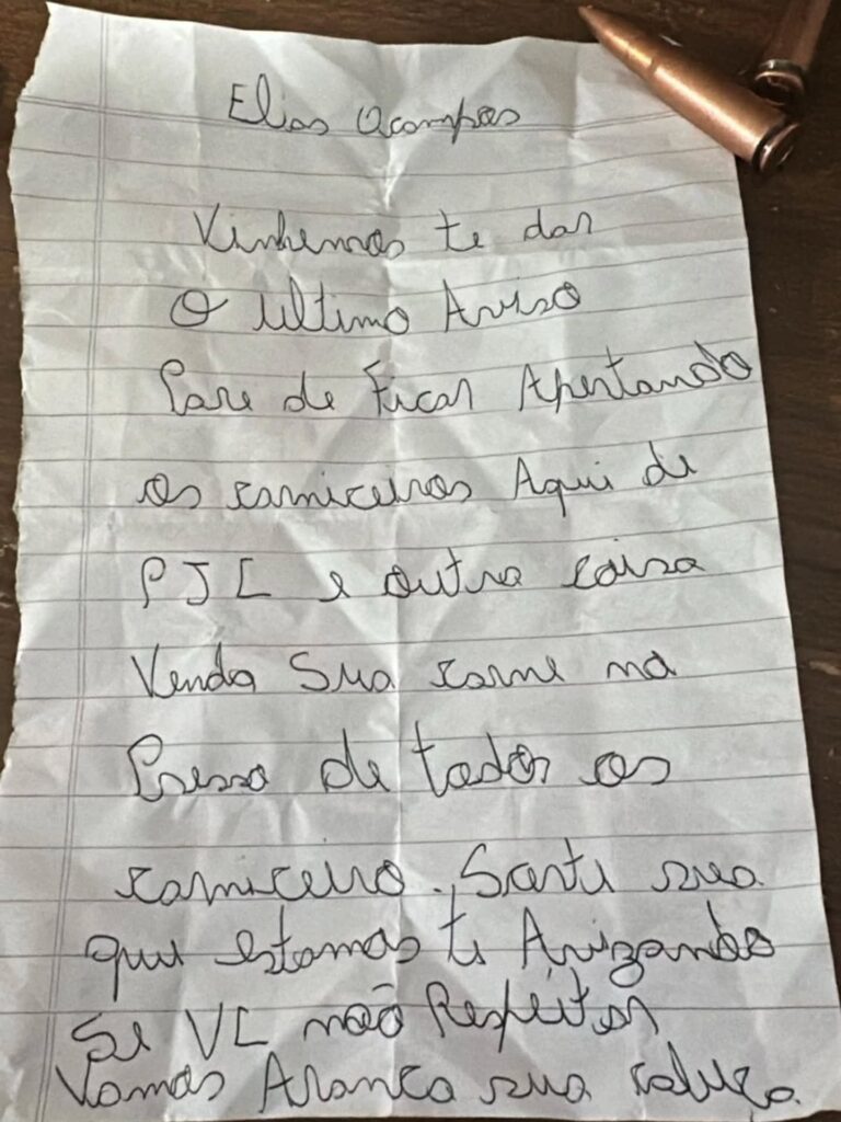El caso de Elías Ocampos, carnicero, quien recibió amenazas con balas de fusil, expone una problemática compleja que va más allá de una simple disputa comercial.