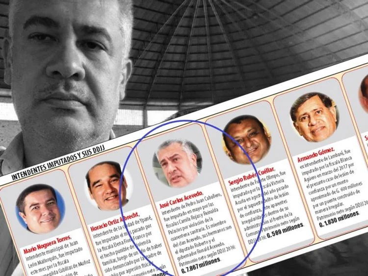 Clan Acevedo : Declaraciones Juradas de intendentes imputados revelan millonarios patrimonios