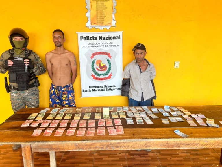 Tras Robar en MiniShop,  dos sujetos son detenidos por eñ Grupi Puma
