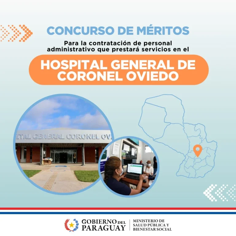 Salud: Concurso Hospital Coronel Oviedo: Publican Lista Administrativos Corrección Desempate