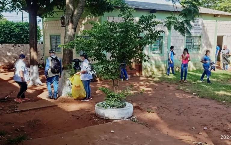 Salud: Gran minga ambiental en Amambay contra dengue: unidos venceremos.