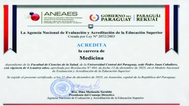 Habilitación y Acreditación de la Carrera de Medicina en UCP – PJC | CONES y ANEAES