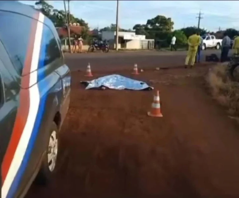 Motociclista de 60 años fallece tras chocar contra una camioneta en Pedro Juan Caballero