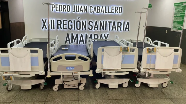 Hospital Regional de Pedro Juan Caballero fortalece UTI con nuevas camas eléctricas para mejorar atención médica