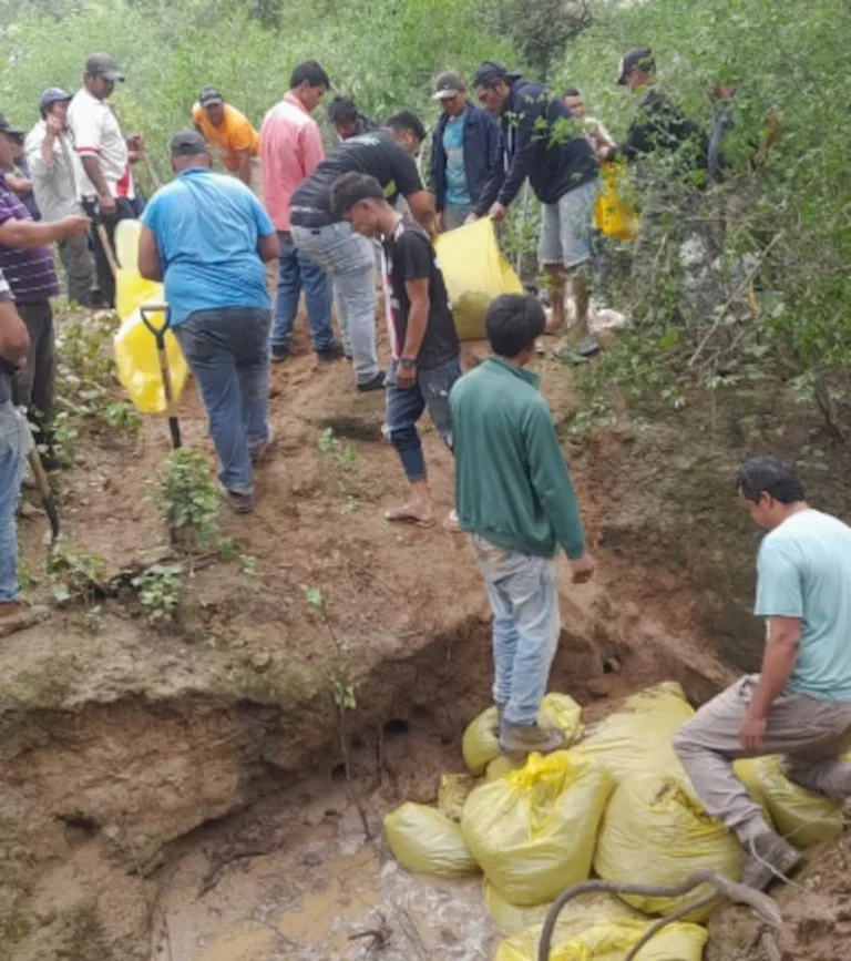 Video: no realizaron mantenimiento del muro en Pozo Hondo y el río Pilcomayo desbordó