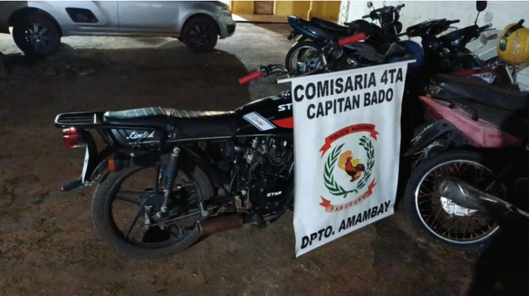 Detención de un adolescente por conducción peligrosa y ruidos molestos en Capitán Bado