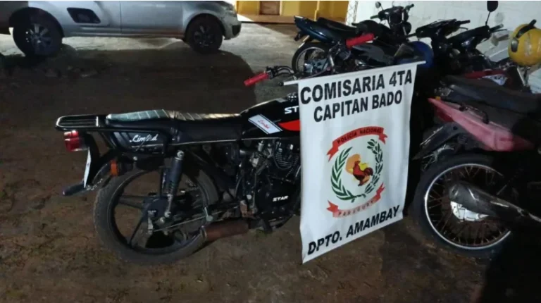 Detención de un adolescente por conducción peligrosa y ruidos molestos en Capitán Bado