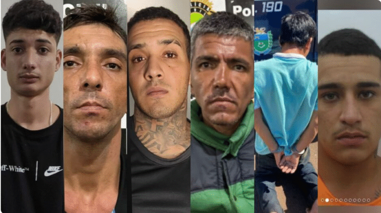 Fuga de reos en Ssede policial de Ponta Porã Moviliza a Autoridades Brasileñas