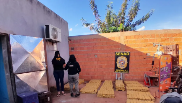 SENAD incauta 508 kilogramos de marihuana oculta en tanque de agua en Pedro Juan Caballero