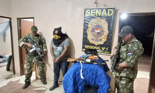 SENAD detiene a brasileño con un frondoso historial delictivo