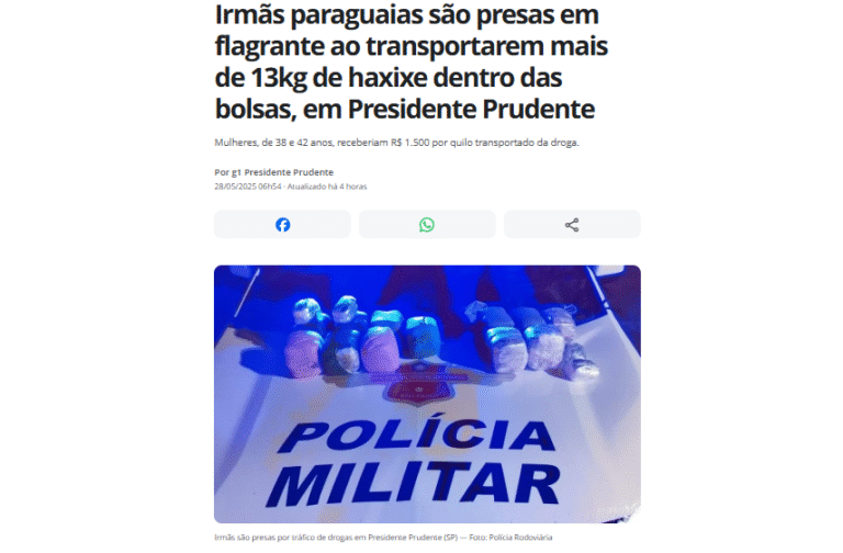 Pedrojuaninas son detenidas con más de 13 kilos de cocaína; ambas son hermanas