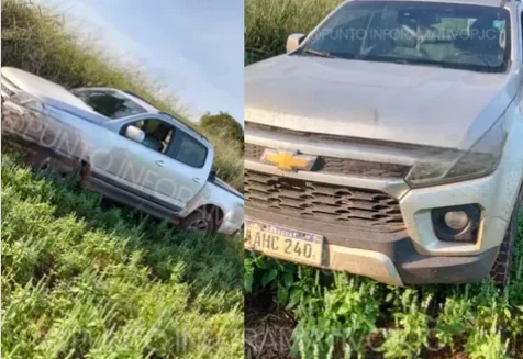 Camioneta denunciada como robada en Ponta Porã, fue recuperada en la Colonia Cabecerita, distrito de Zanja Pytã