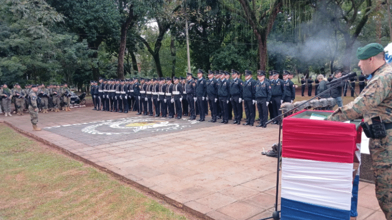 Policía recuerda a agentes fallecidos durante la masacre de Curuguaty en el 2012