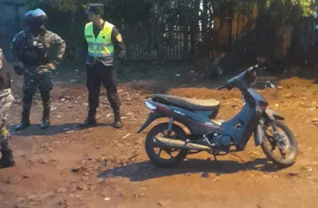 Lince recupera motocicleta hurtada y detienen a un menor