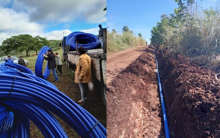 Comuna de Cerro Corá en cooperación con el SENASA para conexión de agua potable a la comunidad