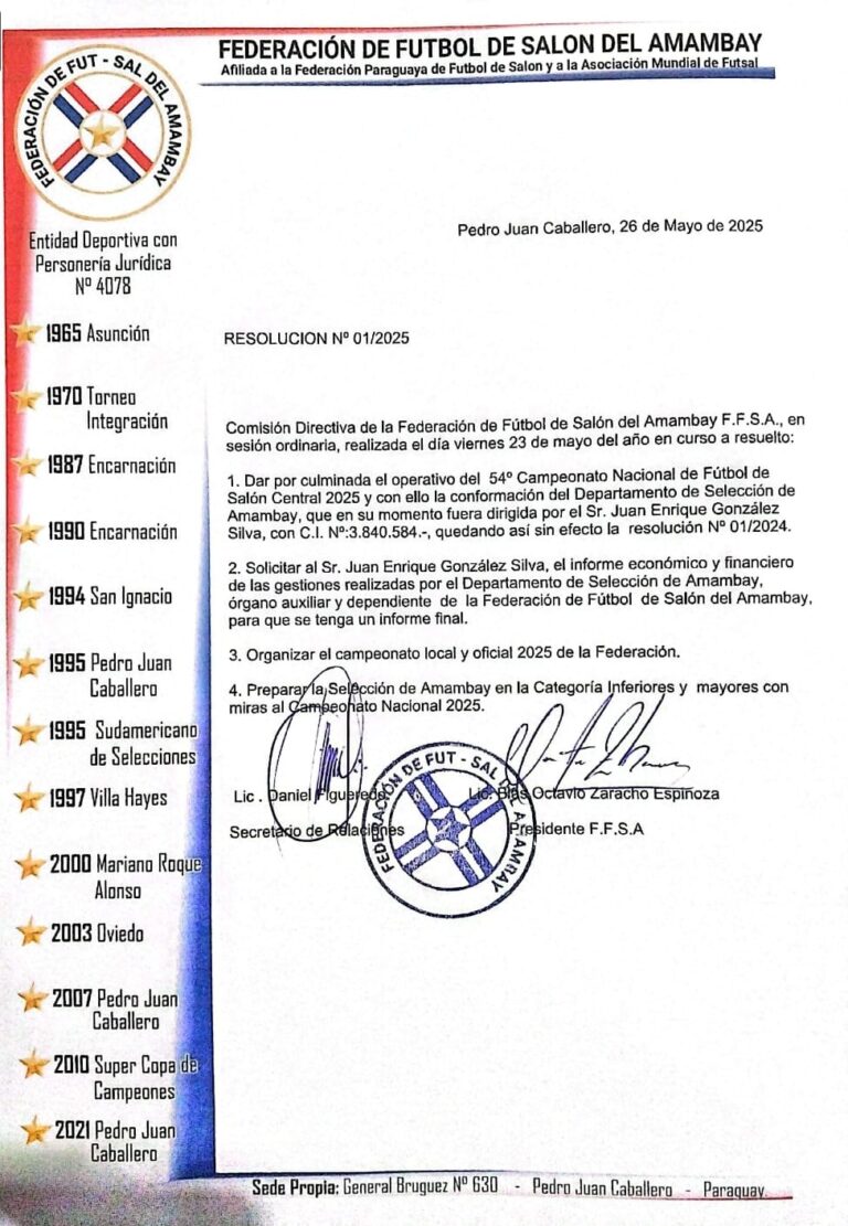 La FFSA da por terminadas las funciones de Presidente del Departamento de Selección a Enrique Gonzalez