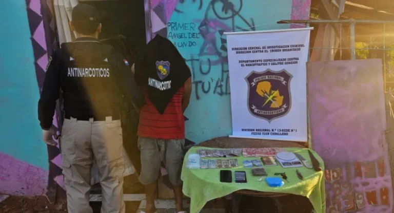 Detienen a presunto microtraficante e incautan drogas