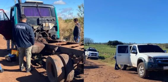 Camión robado el pasado 20 de julio fue recuperado en la colonia Kokue Pyahú