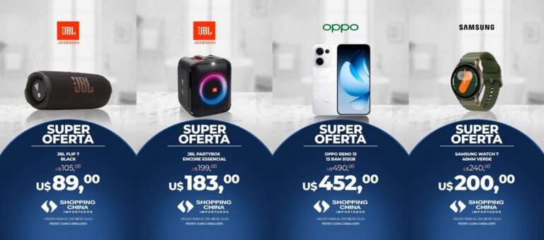 El martes 8 de julio, Shopping China presenta ofertas exclusivas para sus clientes.