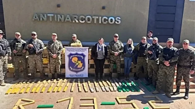 Antinarcóticos decomisan más de 1000 kilos de marihuana