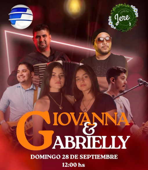 Giovanna y Gabrielly, dos jóvenes artistas originarias Amambayenses estarán este domingo en el programa dominical «Tereré Jere», por Telefuturo