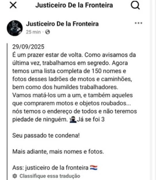 Los autoproclamados «Justicieros de la frontera» han resurgido, emitiendo nuevas amenazas a través de una cuenta X