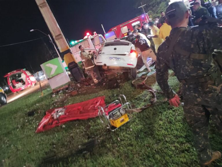 Trágico Accidente cobra la vida de un joven y deja a tres heridos graves