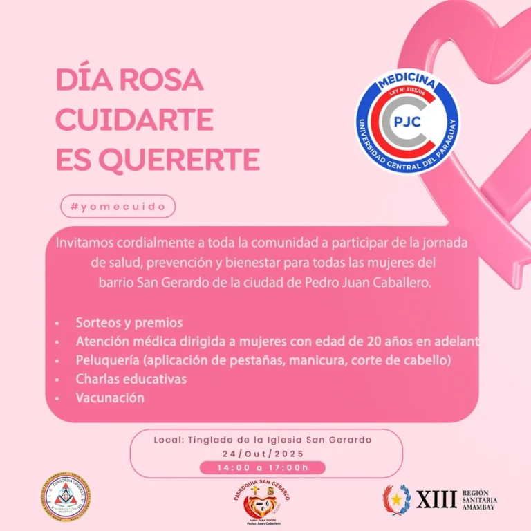 Día Rosa en San Gerardo: Cuidarte es Quererte