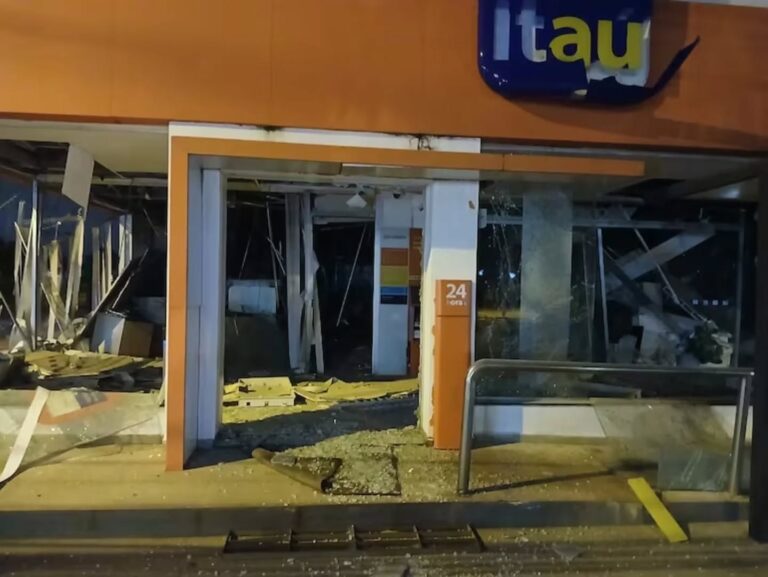 Violento asalto al Banco Itaú de katueté y enfrentamiento con la Policía