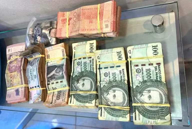 Policía incauta G. 102 millones en control rutero en Yvype