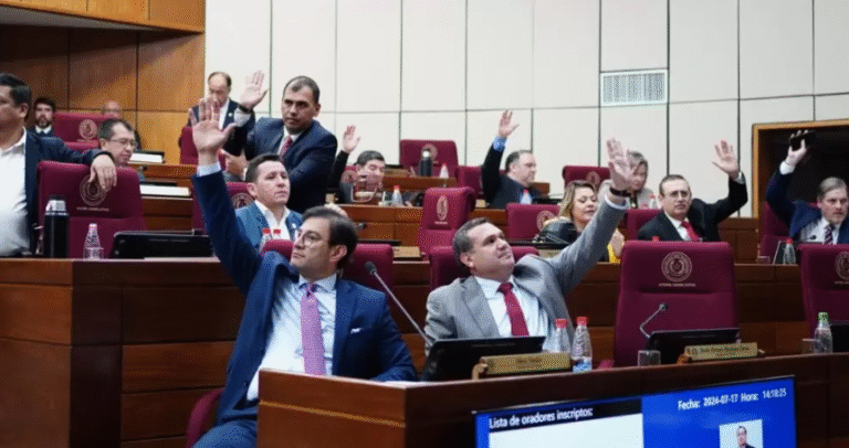 Senadores huyen de Honor Colorado