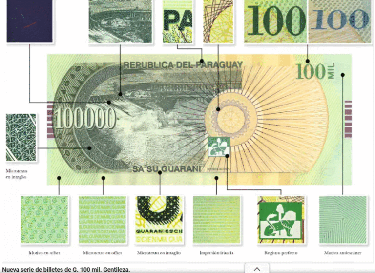 BCP emitirá nueva serie de billetes de G. 100.000: conozca las características