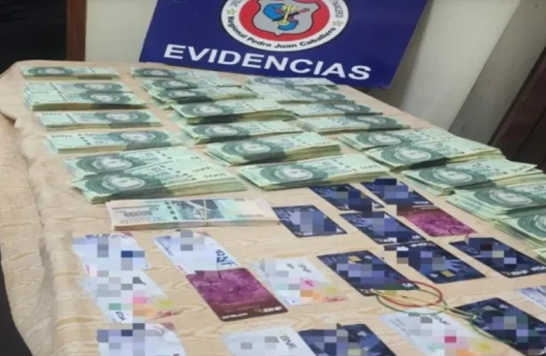 Incautan dinero, pagarés y tarjetas de débito en vivienda allanada por presunto caso de usura