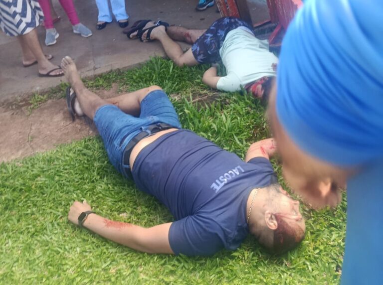 La tranquilidad del barrio Marambaia de Ponta Porã se vio abruptamente interrumpida tras el registro de un doble homicidio cerca del conocido Mercado Sol