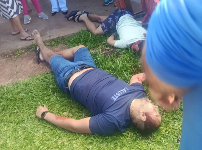 La tranquilidad del barrio Marambaia de Ponta Porã se vio abruptamente interrumpida tras el registro de un doble homicidio cerca del conocido Mercado Sol