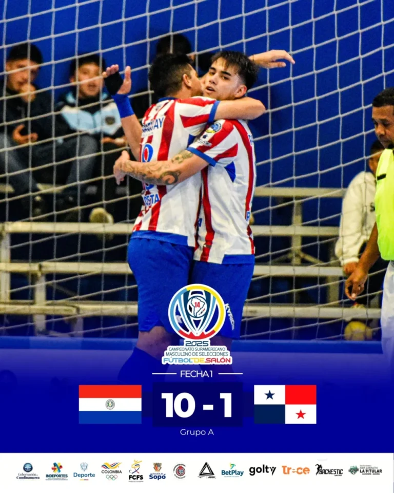Paraguay debuta con goleada sobre Panamá por el campeonato sudamericano