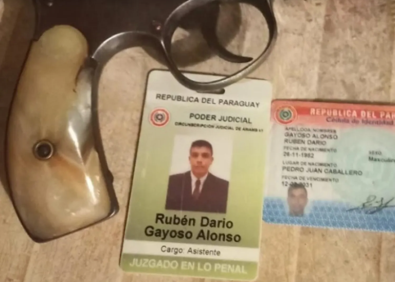 Detención de Funcionario Judicial por Amenazas con Arma de Fuego en Zanja Pytã