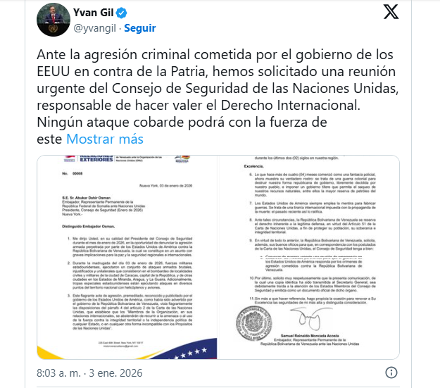 Venezuela despliega el ejército para la «defensa integral de la nación» frente al ataque de Estados Unidos