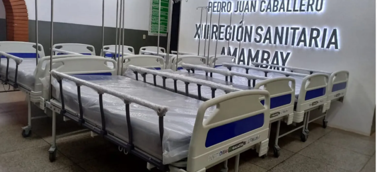 El Hospital Regional de PJC ha recibido una importante donación del Ministerio de Salud Pública y Bienestar Social: diez camas articuladas nuevas.