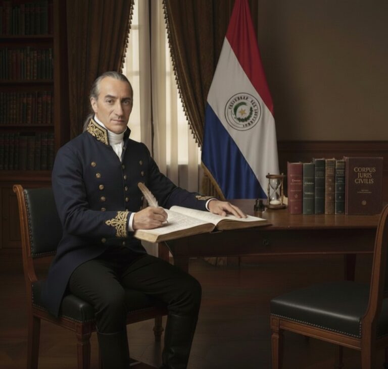 El Supremo Dictador, arquitecto de la soberanía y forjador del Paraguay Independiente. Doctor José Gaspar Rodríguez de Francia.