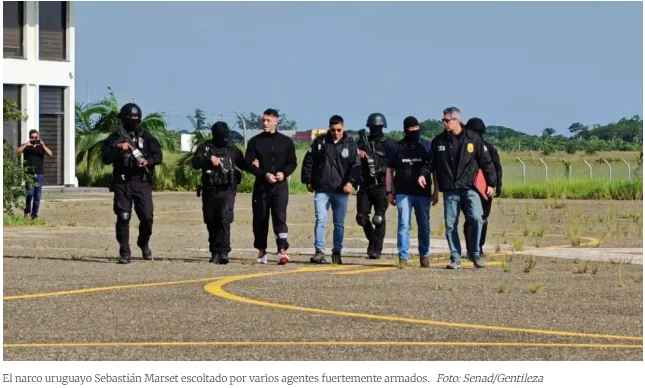 Sebastián Marset fue expulsado de Bolivia y ya está rumbo a EEUU