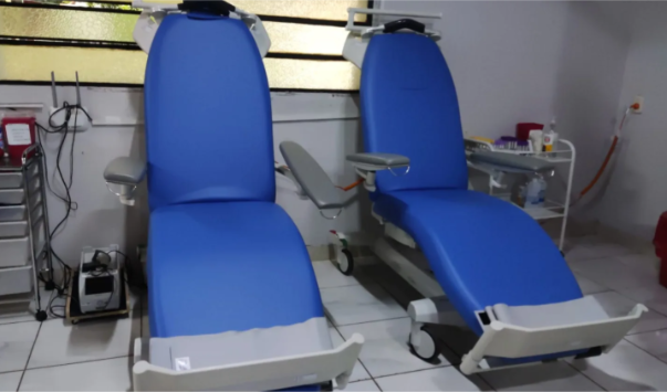 Banco de Sangre del Hospital Regional ha sido reforzada con la adición de dos modernas camas eléctricas