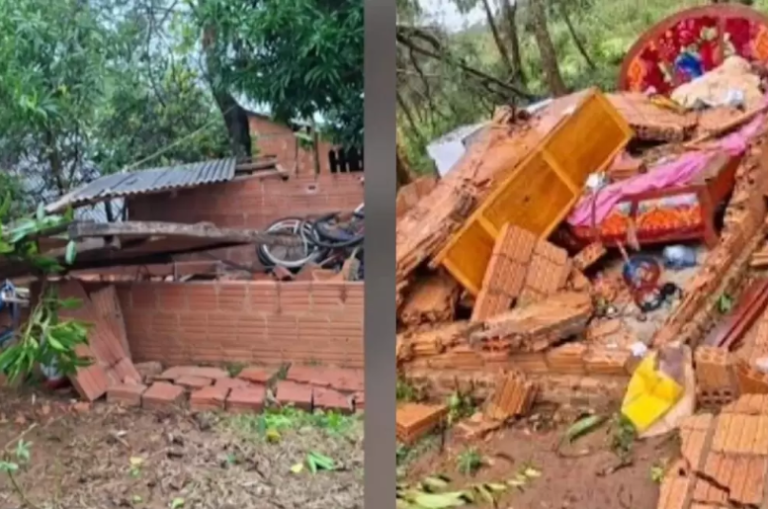 Temporal deja viviendas dañadas y al menos ocho familias afectadas en Capitán Bado