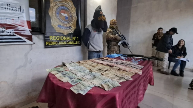 Presunto microtraficante es detenido por la Senad en colonia Mafussi