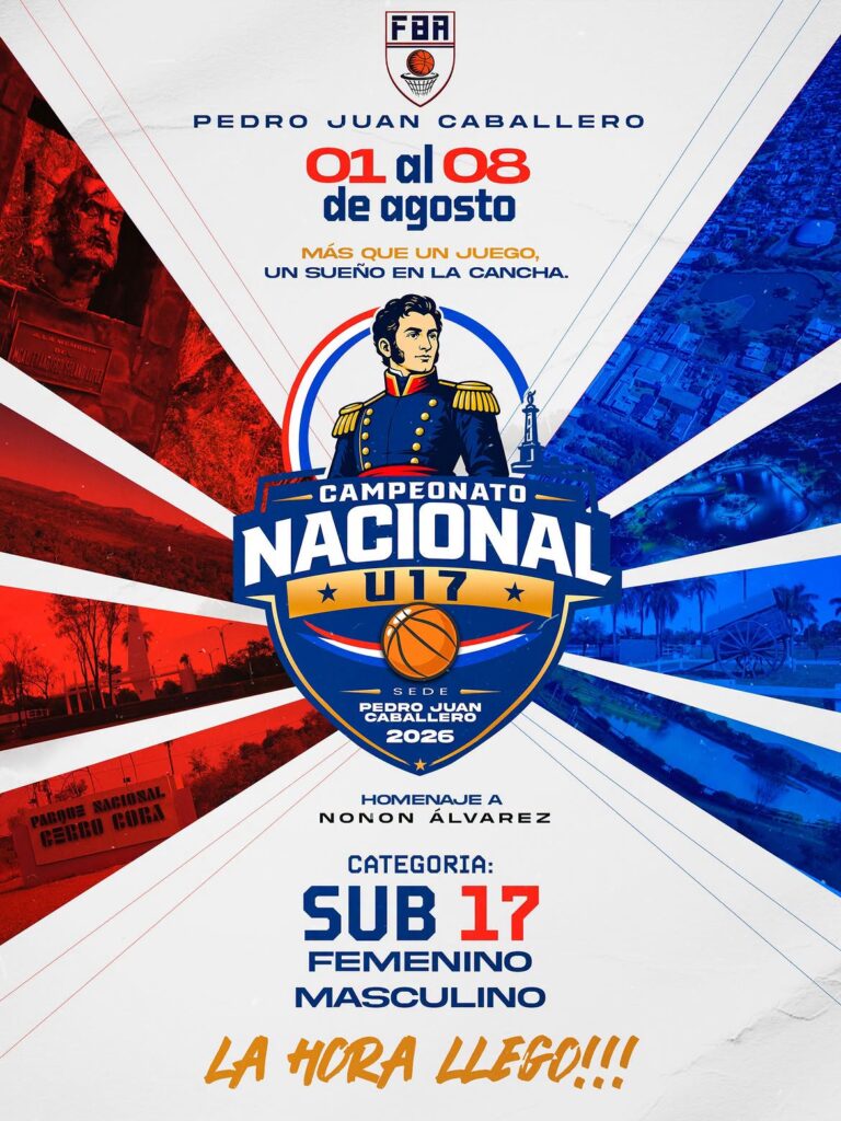 La capital del Amambay albergara el Campeonato Nacional de Básquetbol U17, en la rama femenina y masculina.