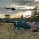 Interceptan helicóptero con cocaína que partió desde la frontera con Paraguay