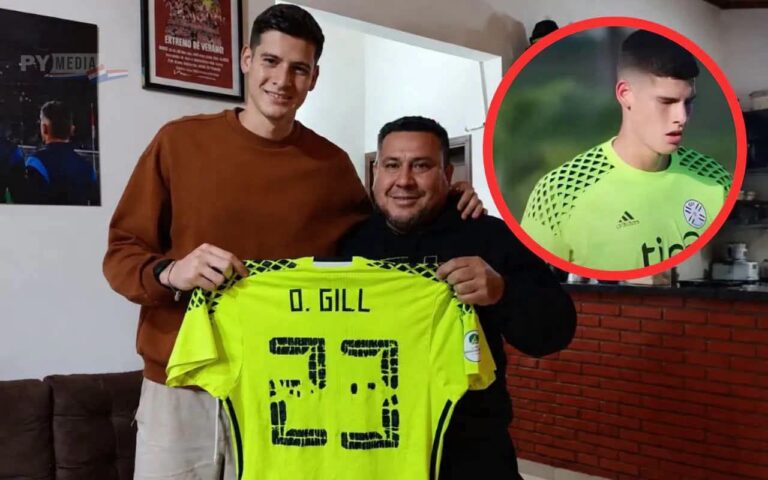 Orlando Gill recuperó su camiseta de la Albirroja sub 20, que había vendido por necesidad…